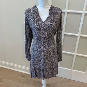 Long Sleeve Floral Dress Size 14